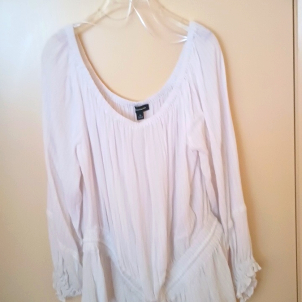 INC white blouse size2x